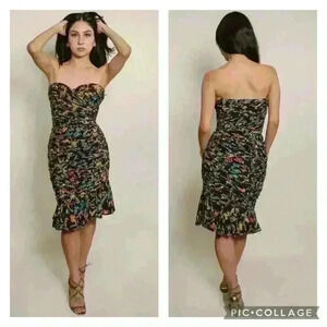 Ungaro strapless vintage dress